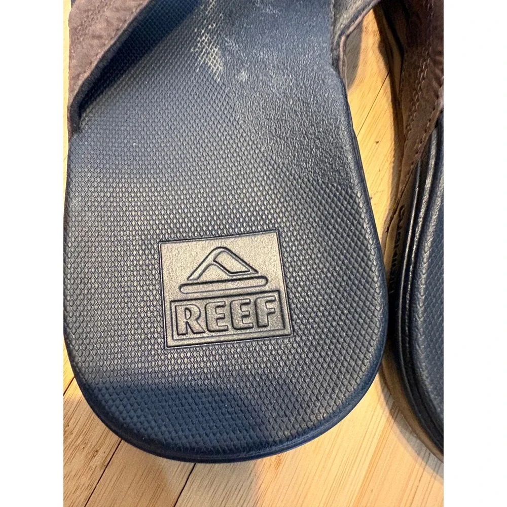 Reef Fanning‎ Mens Flip Flops Brown Thong Sandals Beach Shoes